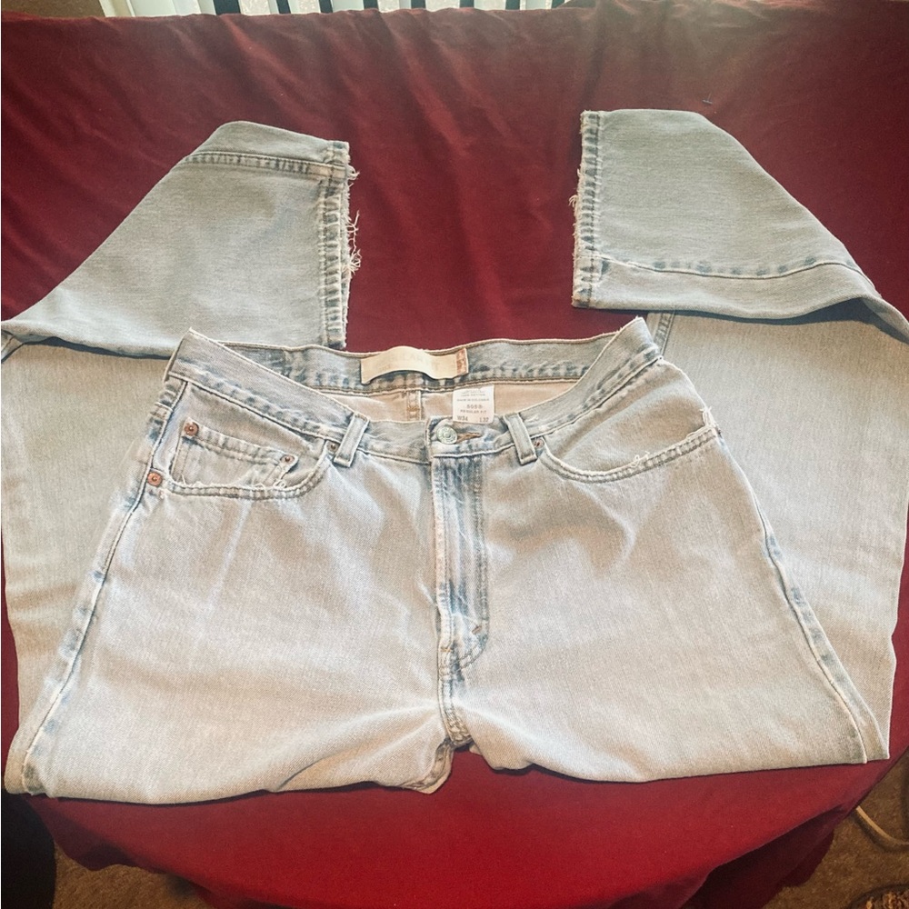 Vintage Levi’s 503 Women’s Size 34 Light Blue Boyfriend Jeans